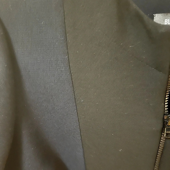 BUCHANAN - KANG Navy and Black Zip-up Blazer- Size 4 - Picture 4 of 5